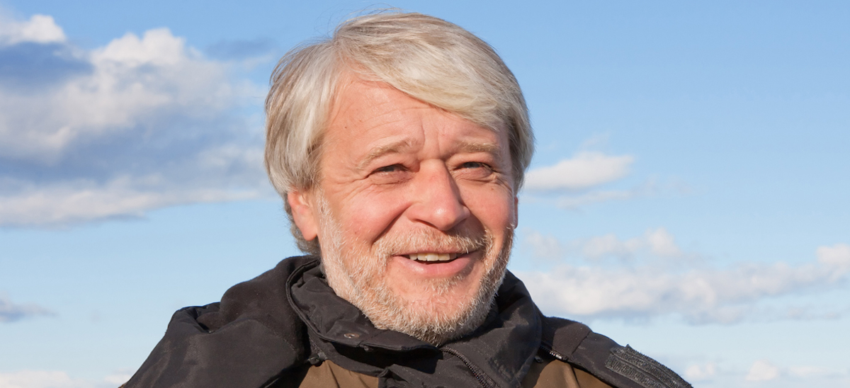 Portrait of middle-aged man at the sea.